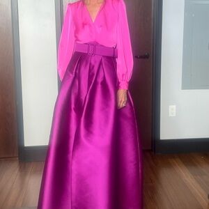 Sachin & Babi Zoey Gown. Pink and Magenta color. Size 0